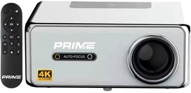 Prime Projector Prime Master PS-550 | 4K Auto Projector with AI, AF-AK, 15000 Lumens (15000 lm / 2 Speaker / Wireless / Remote Controller) Portable Projector