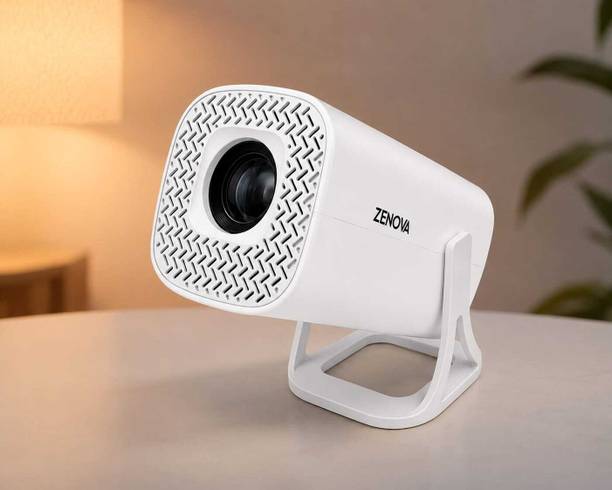 ZENOVA BrightON max Android 11.0 smart projector,1080 & 4KSupport 2.4G & 5G WiFi (8400 lm) Portable Projector