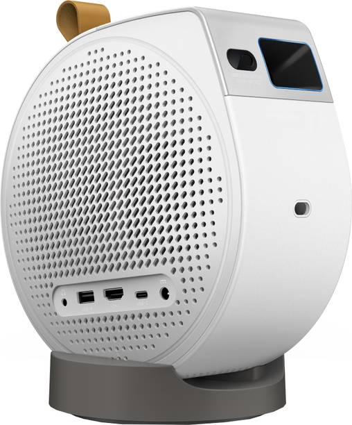 BenQ GV50 (500 lm / 1 Speaker / Wireless / Remote Controller) Portable Full HD, Built-in Battery, Excellent Colors 92% REC709, Upto 120-inches Screensize,135 Projection,18W Speaker, Built-in AndroidTV, WiFi, HDMI, USB-C Projector
