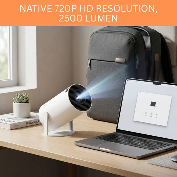 SACRO Projector, 4K 1080P Full HD Projector, WiFi 5G Compatible With Mobile/LaptopA339 (4500 lm / 1 Speaker / Wireless / Remote Controller) Portable Projector