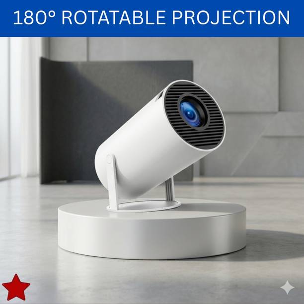 Clairbell Smart Projector With Wireless Connectivity, Home Theater Cinema ProjectorDF359 (4500 lm / 1 Speaker / Wireless / Remote Controller) Portable Projector