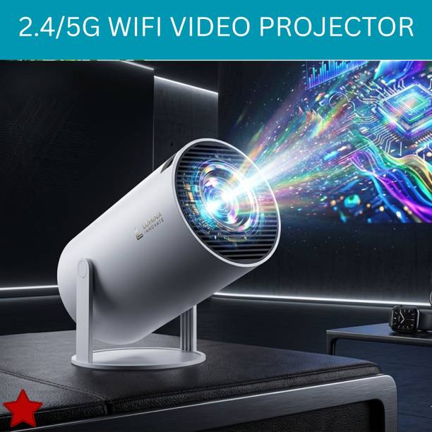 SACRO Smart Projector With Wireless Connectivity, Home Theater Cinema ProjectorAD290 (4500 lm / 1 Speaker / Wireless / Remote Controller) Portable Projector