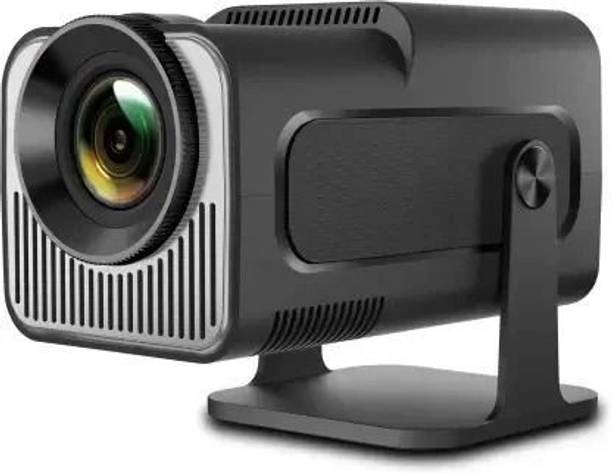 Trending Store HY320 Mini 4K Support Native 720P Android 11 Wifi BT Freestyle Auto Keystone (5000 lm / 1 Speaker / Wireless / Remote Controller) Portable Projector