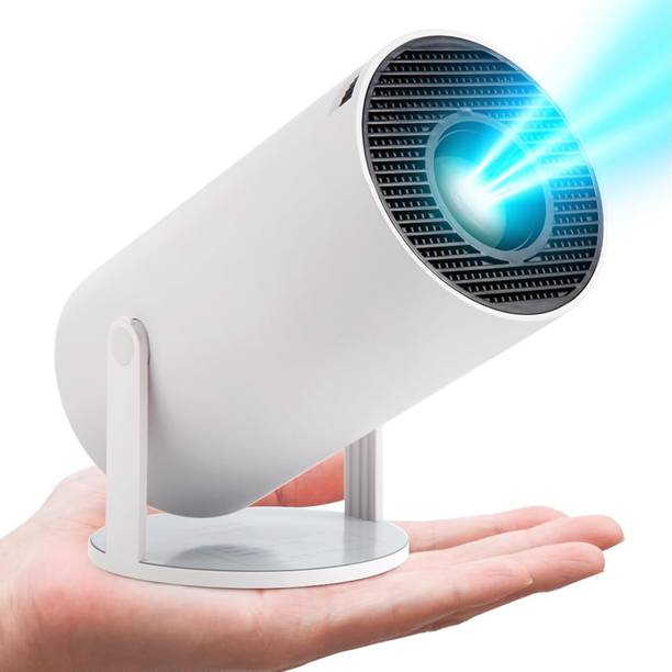 Punnkk HY300 Pro Smart,4K HD Wifi6 BT5, Android12, 180Degree Rotation Auto Keystone (4500 lm / 1 Speaker / Wireless / Remote Controller) Portable Projector