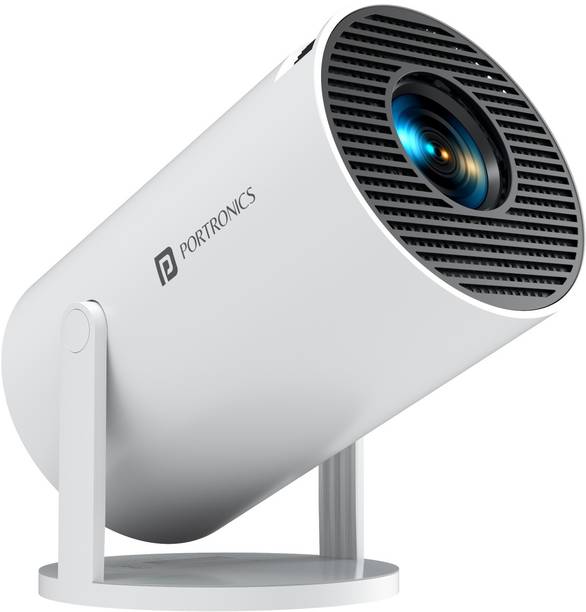 Portronics Beem 440 Smart LED with 720p HD Resolution (1800 lm / Remote Controller) Portable Projector