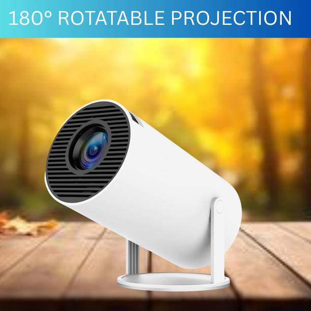 SYARA Protable Projector for Home 4K Support With Built-in Apps Netflix, YouTubeZ29 (4500 lm / 1 Speaker / Wireless / Remote Controller) Portable Projector