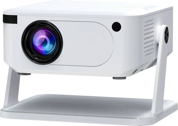 Trending Store HA 109 4K Support Native HD Android 11 WiFi 6/BT 5.0 Freestyle Auto Keystone (5000 lm / 1 Speaker / Wireless / Remote Controller) Portable Projector
