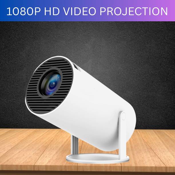 SYARA Protable Projector for Home 4K Support With Built-in Apps Netflix, YouTubeZ213 (4500 lm / 1 Speaker / Wireless / Remote Controller) Portable Projector