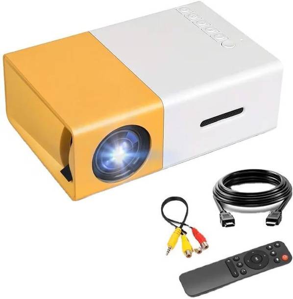 GiftNow HD Mini Video Projector with Remote Controller for Home Cinema (600 lm / 1 Speaker / Remote Controller) Portable Projector