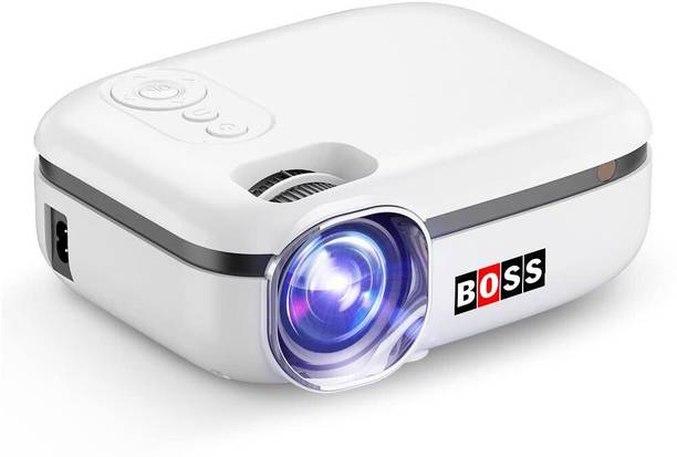 BOSS S44 |3D: Yes | 1920x1080 Full HD| 4000 Lumens | 4000:1 Contrast | wifi/bluetooth (4000 lm) Portable Projector