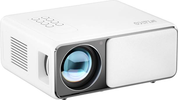 WZATCO Yuva Plus Native (11700 lm / 1 Speaker / Remote Controller) Portable 1080P Full HD Projector with 4K Support, 250-inch Screen | 5 Watt HiFi Speaker | Slide Lens Door Projector