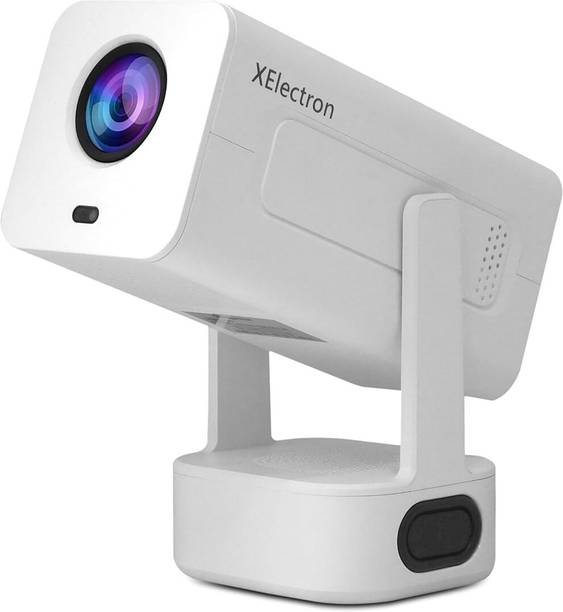 XElectron Techno Android 13 Smart Projector, Brighter, 4X Louder, Remote Focus, 1080P (8400 lm) Portable Projector