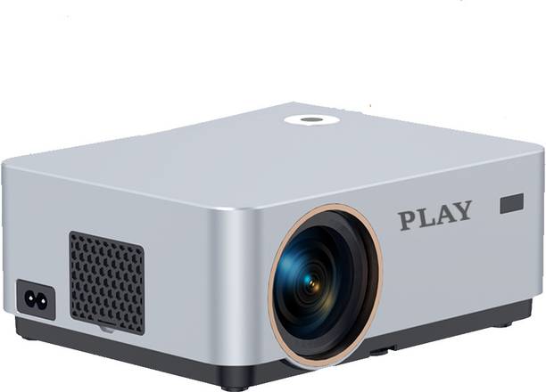PLAY 4k 8k Native Full HD 2+16GB 4D keystone E-Focus Android BT WiFi Mirroring (18000 lm / 2 Speaker / Wireless / Remote Controller) Portable Projector