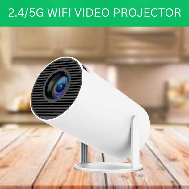SACRO Protable Projector for Home 4K Support With Built-in Apps Netflix, YouTubeO364 (4500 lm / 1 Speaker / Wireless / Remote Controller) Portable Projector