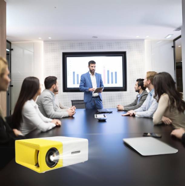 Offtrot Smart 4K LED Projector 720p Resolution 2500 Lumens With Anykast (4500 lm) Portable Projector