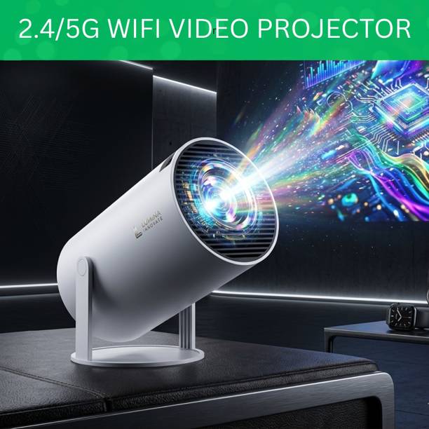 FRONY Projector, 4K 1080P Full HD Projector, WiFi 5G Compatible With Mobile/LaptopS154 (4500 lm / 1 Speaker / Wireless / Remote Controller) Portable Projector