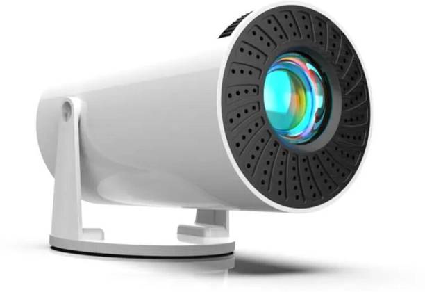GiftNow ULTRA HD 1GB/8GB Android 12.0 Projector 2.4G/5G/BT4.1 180° Rotation Keystone (600 lm / 1 Speaker / Remote Controller) Portable Projector