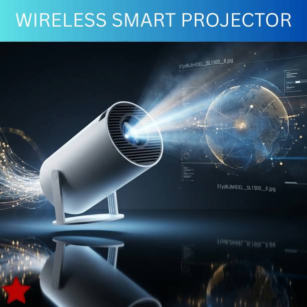 FRONY Smart Projector With Wireless Connectivity, Home Theater Cinema ProjectorSF81 (4500 lm / 1 Speaker / Wireless / Remote Controller) Portable Projector