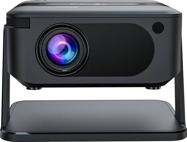 Livato HA109 4K Support Native HD Android Freestyle Auto Keystone Wifi Bluetooth (5000 lm / 1 Speaker / Wireless / Remote Controller) Portable Projector