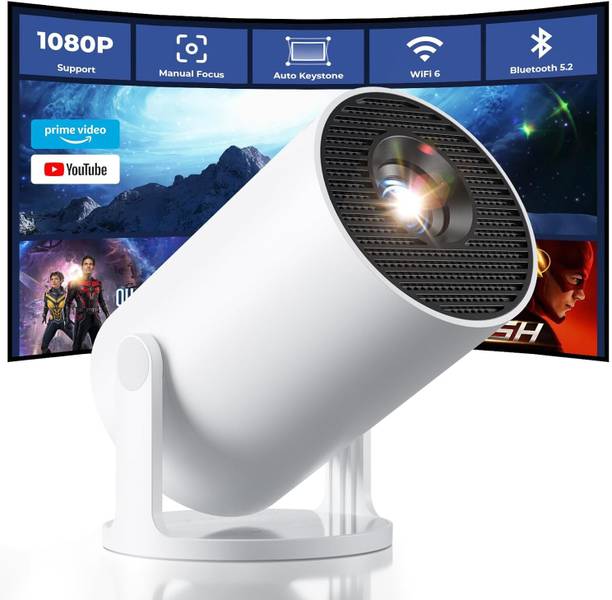 SAENTE Portable 4K Home Theater Projector with Inbuilt Android 11, WiFi & App Store (2300 lm) Portable Projector