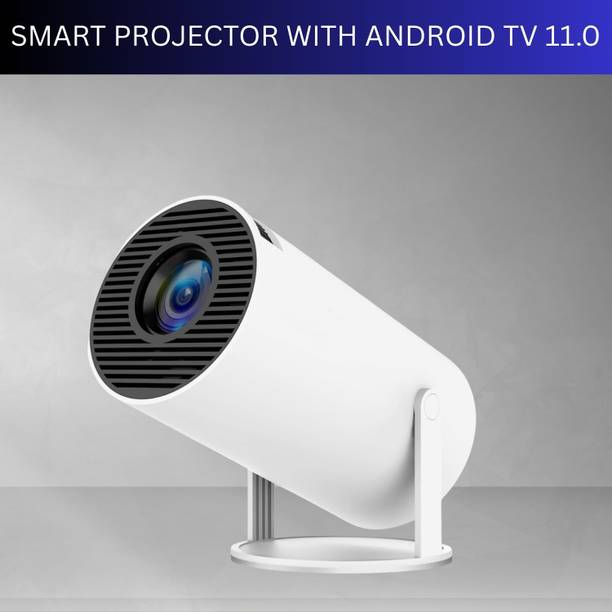 SYARA Protable Projector for Home 4K Support With Built-in Apps Netflix, YouTubeZ407 (4500 lm / 1 Speaker / Wireless / Remote Controller) Portable Projector