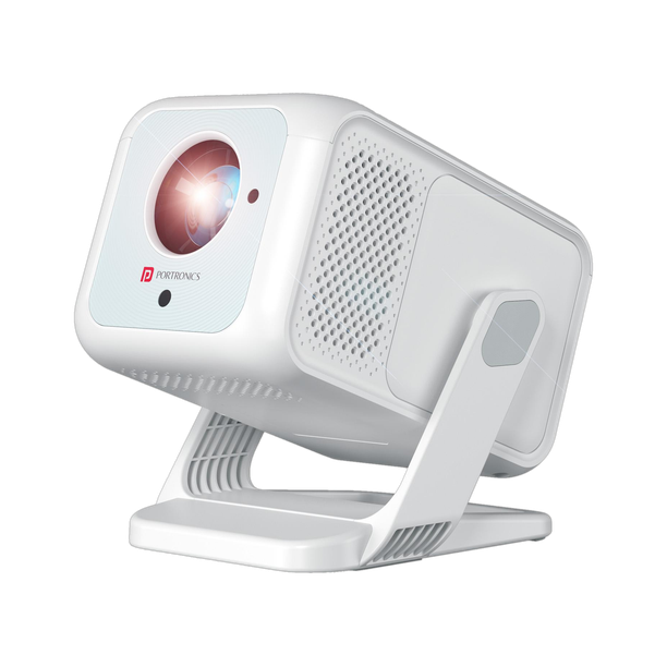 Portronics Beem 450, Built-in Apps, Android 11, 1080p FHD, 4000 lm, 3W Speaker, Bluetooth (4000 lm / 1 Speaker / Wireless / Remote Controller) Portable Projector