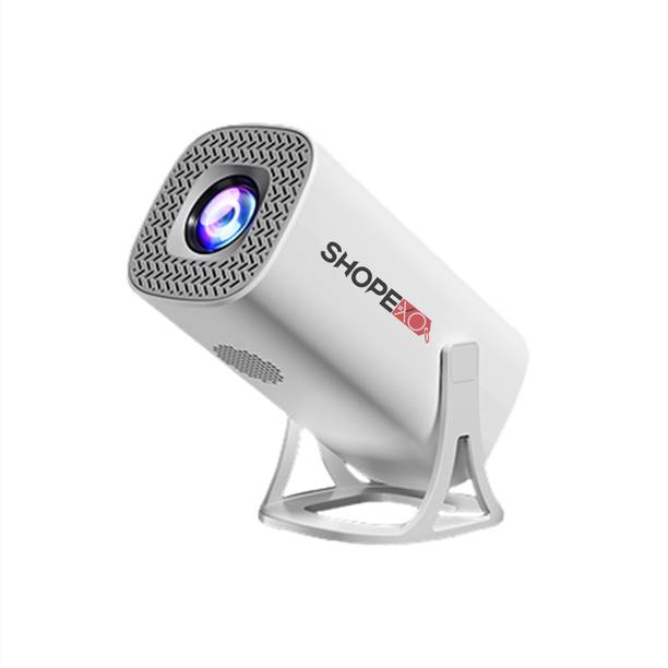 Shopexo S40 Pro 1GB/8GB,4K Support Android 14 WiFi6/BT5.0 Auto Keystone (6000 lm / 1 Speaker / Wireless / Remote Controller) Portable Projector