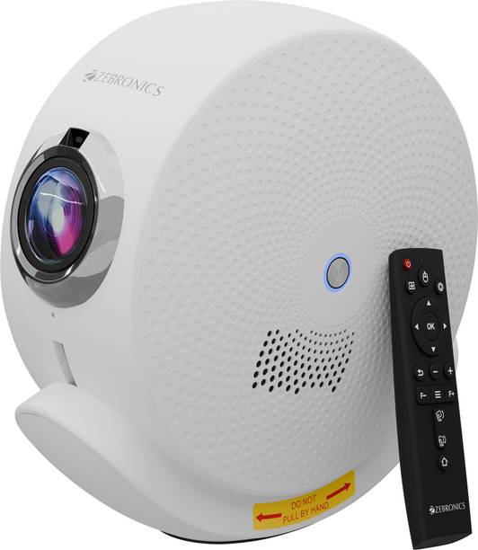 ZEBRONICS Zeb-Pixa Play 38 (12000 lm / Wireless) Portable Projector