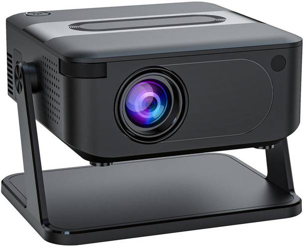 GiftNow HD 720p Resolution, Wireless WiFi Streaming, HDMI Compact Smart (120 lm / 1 Speaker / Wireless / Remote Controller) Portable Projector