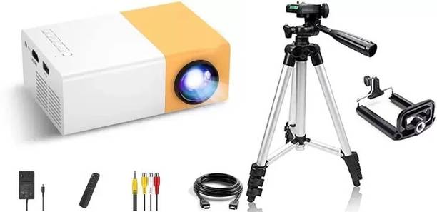 TOTAL Mini Home Theater with Remote Controller, Support HDMI, AV, SD, USB (4000 lm) Portable Projector