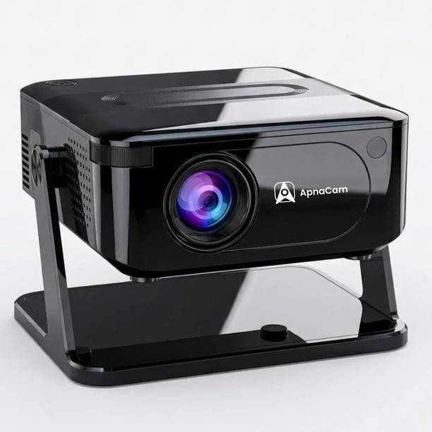 ApnaCam X-Nano Smart Portable Android Projector, 4K Decoding, 160 ANSI Lumens (8000 lm / 1 Speaker / Wireless / Remote Controller) Portable Projector