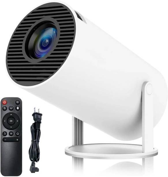 LUMINZA Smart 4K Projector, Android 11, 1080P, WiFi, Bluetooth, 150" Display (3500 lm / 1 Speaker / Wireless / Remote Controller) Portable Projector