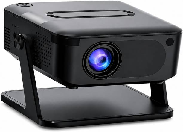 OneXsale X-Nano Smart Portable Projector, 4K Decoding, 160 ANSI Lumens (8000) (1000 lm / 1 Speaker / Remote Controller) Portable Projector