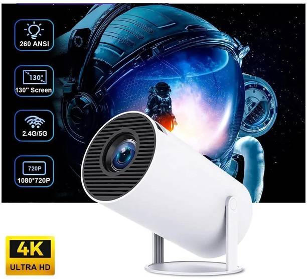VistaraQ HY300 Pro LED Smart Projector Portable Home Theatre (5000 lm / 1 Speaker / Wireless / Remote Controller) Portable Projector