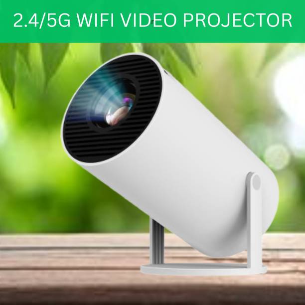 GUGGU Smart (Projector) 1080P & 4K Support Rotatable Design With Netflix/Prime etcW115 (4500 lm / 1 Speaker / Wireless / Remote Controller) Portable Projector