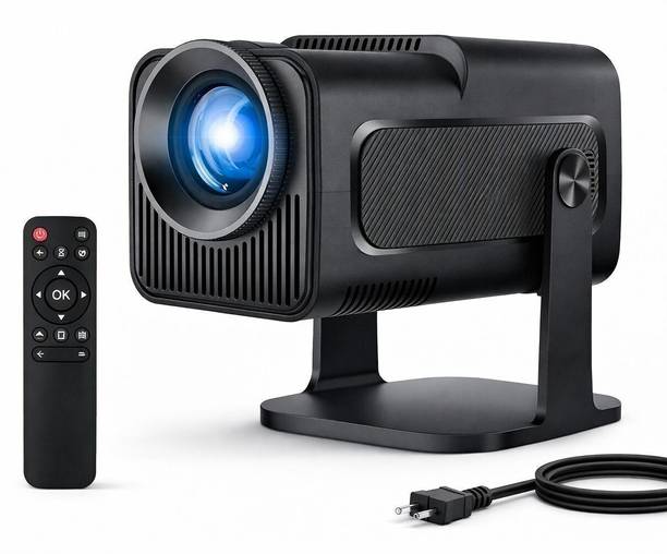 GREENSKY HY320 Mini 4K Supported Smart LED Projector (4900 lm / 1 Speaker / Wireless / Remote Controller) Portable Projector