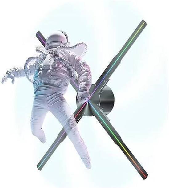TONZO 100cm Ultra HD 3D Hologram Fan 4-Blade Large Scale Advertising Display for Malls (2600 lm / Wireless / Remote Controller) Portable Projector
