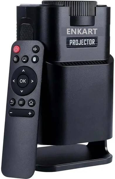 ENKART HY320 Mini 4K Support Native HD Android 11 WiFi 6/BT 5.0 Freestyle Auto Keystone (200 lm / Wireless / Remote Controller) Portable Projector
