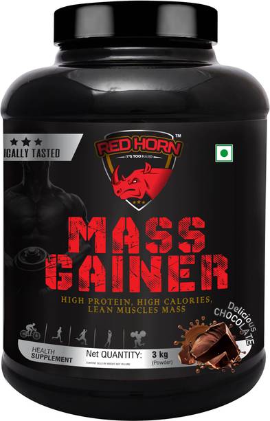 red horn 25g Protein per Serving, High Calories for Lean Muscle Weight Gainers/Mass Gainers