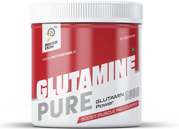 PROTEINFARM GLUTAMINE PURE 5G BOOST MUSCLE RECOVERY(Free from Gluten, soy, egg and yeast) Glutamine