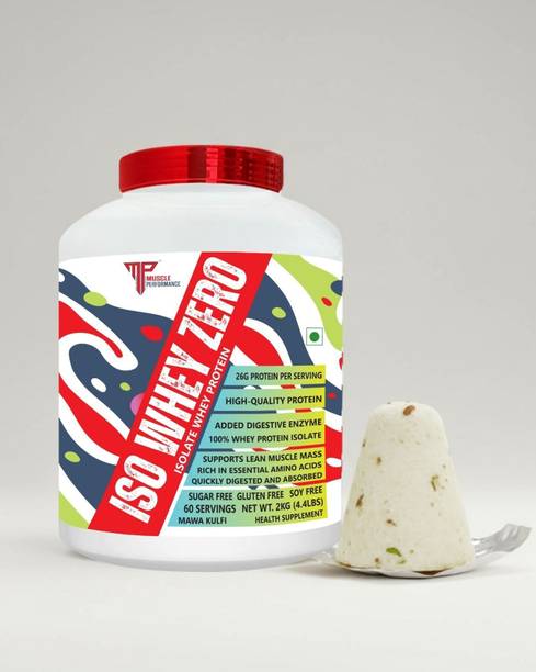 Muscle Performance ISO Whey Zero - High Protein Supplement Fast Digesting Muscle Gain Whey Protein