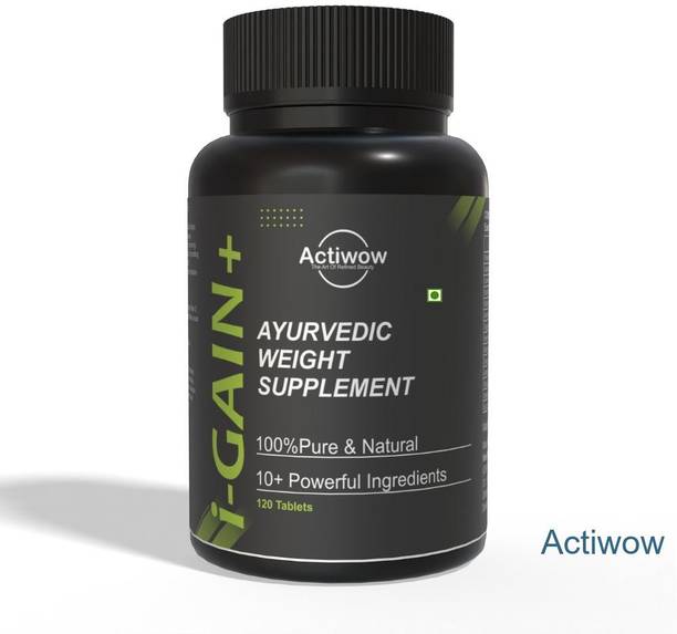 ACTIWOW i-Gain+ I Organic Protein Gainer I Helps You Gain Lean Muscle & Strength Weight Gainers/Mass Gainers