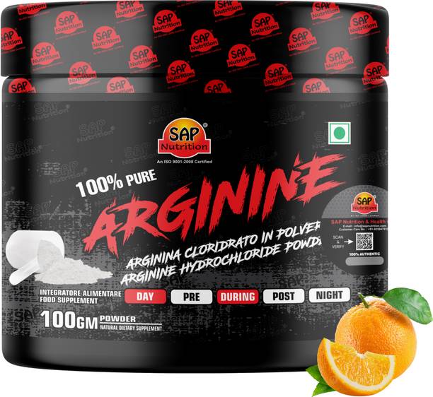 SAP Nutrition Arginine Supplement Powder, Amino Acid for Endurance BCAA