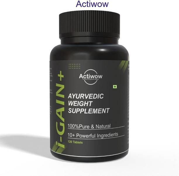 ACTIWOW i-Gain+ I Organic Muscle Mass Gainer I Builds Strength & Power Weight Gainers/Mass Gainers