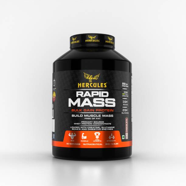 HERCULES Rapid mass bulk gain protein Weight Gainers/Mass Gainers