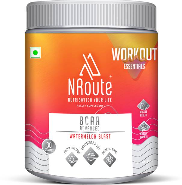 NRoute Intra Workout Supplement reduces Muscle Fatigue and Enhances Endurance BCAA