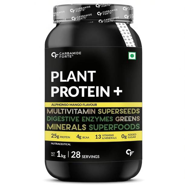CARBAMIDE FORTE Vegan Pea Protein Powder with Multivitamins - 1kg Plant-Based Protein Plant-Based Protein