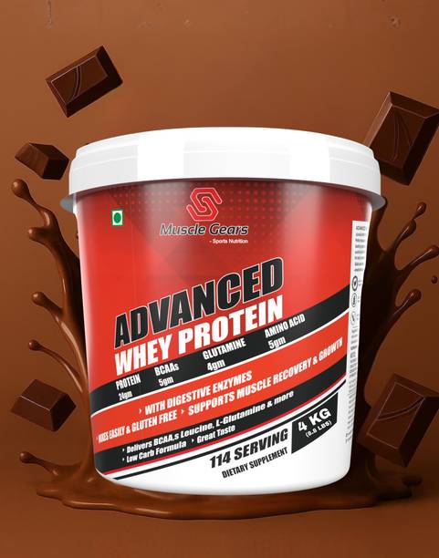 Muscle Gears Advanced Whey Protein 10 lbs Whey Protein