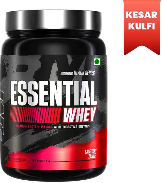 BIGMUSCLES NUTRITION Essential Whey Protein Powder with Digestive Enzymes | 3rd Party Lab Tested Whey Protein
