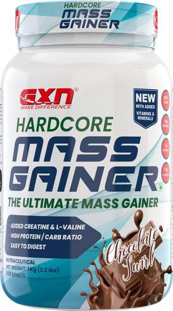 GREENEX NUTRITION Hardcore Mass Gainer Supplement | High Protein For Ultimate Mass Gain | 2.2 lbs Weight Gainers/Mass Gainers